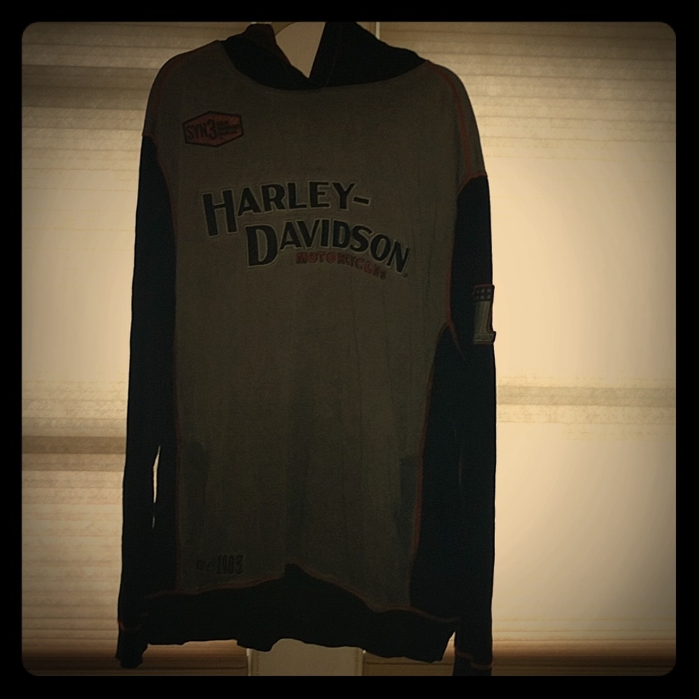 XXL Harley Davidson Iron Block Hoodie